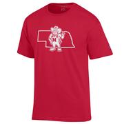  Nebraska Champion Logo Over State Tee