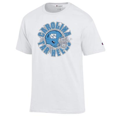 UNC Champion Circle with Helmet Over Field Tee