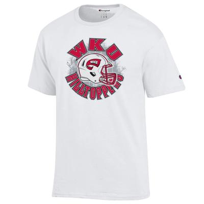 Western Kentucky Champion Circle with Helmet Over Field Tee