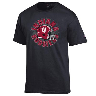 Indiana Champion Circle with Helmet Over Field Tee