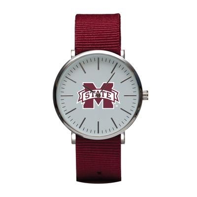 Mississippi State Stitch Nylon Strap Watch