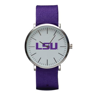 LSU Stitch Nylon Strap Watch