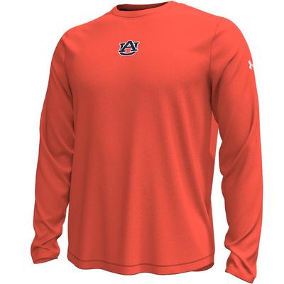 Auburn Under Armour Long Sleeve Knockout Tee ORANGE