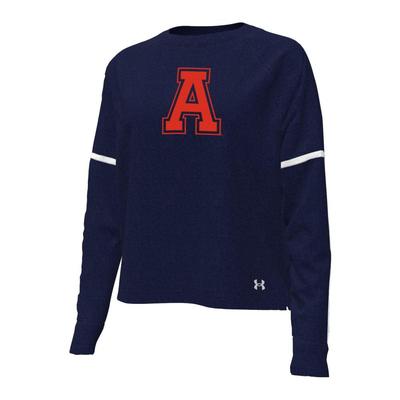 Auburn Under Armour Women's Gameday Double Knit Fleece Crew