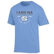  Unc Champion Straight Over Logo Reverse Arch Tee