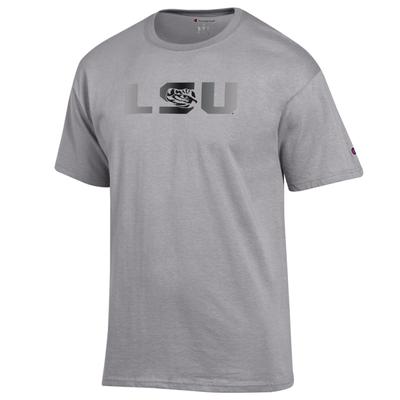 LSU Champion Straight Tonal Wordmark Logo Tee