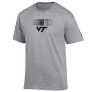  Virginia Tech Champion Straight Tonal Wordmark Logo Tee