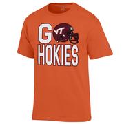  Virginia Tech Champion Helmet In War Cry Tee