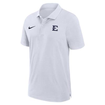 ETSU Nike Woven Polo WHITE