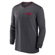  Arkansas Nike Dri- Fit Half Zip Coach Top