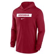  Arkansas Nike Dri- Fit Lightweight Hoodie