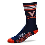  Virginia Youth 4- Stripe Deuce Sock