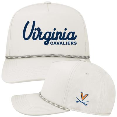 Virginia Legacy Caddy Rope Script Snapback Hit Hat