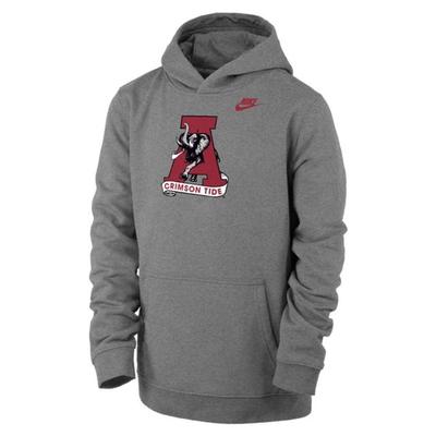 Alabama Nike YOUTH Vault Club Fleece Hoodie