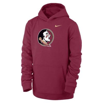 Florida State Nike YOUTH Club Fleece Hoodie