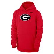  Georgia Nike Youth Club Fleece Hoodie