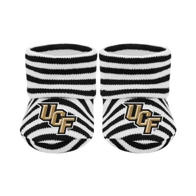 UCF Creative Knitwear Infant Striped Booties