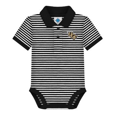 UCF Creative Knitwear Infant Striped Polo Bodysuit