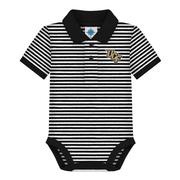  Ucf Creative Knitwear Infant Striped Polo Bodysuit