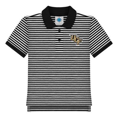 UCF Creative Knitwear Toddler Striped Polo