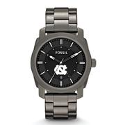  Unc Fossil Machine Smoke Stainless Steel Watch