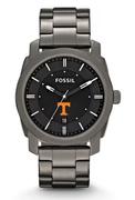  Tennessee Fossil Machine Smoke Stainless Steel Watch