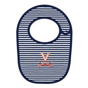  Virginia Creative Knitwear Infant Striped Bib