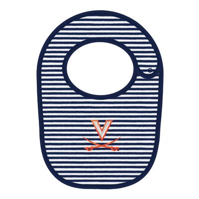 Virginia Creative Knitwear Infant Striped Bib