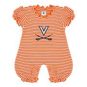  Virginia Infant Striped Puff Romper