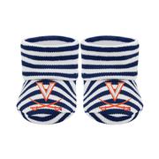  Virginia Creative Knitwear Infant Striped Booties