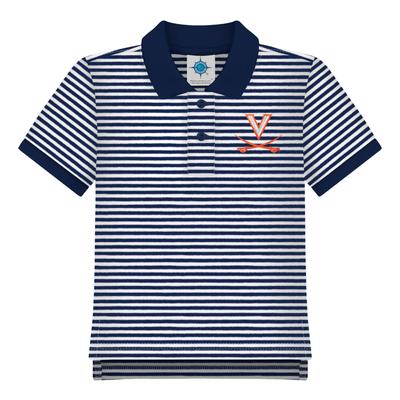 Virginia Creative Knitwear Toddler Striped Polo