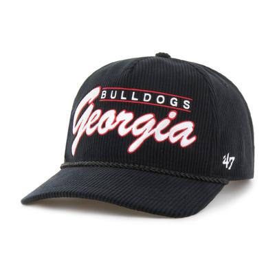 Georgia 47 Brand Gridiron Hitch Rope Snapback Cap