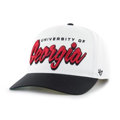 Georgia 47 Brand Drop Shadow Hitch Snapback Cap