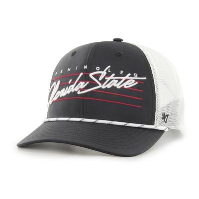 Florida State 47 Brand Downburst Rope Trucker Snapback Cap