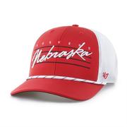  Nebraska 47 Brand Downburst Rope Trucker Snapback Cap