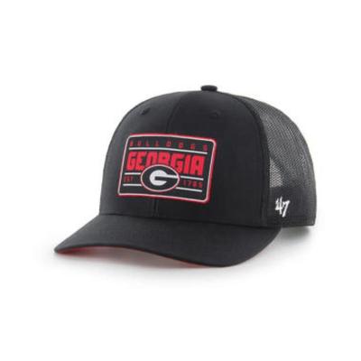 Georgia 47 Brand Hardline Trucker Snapback Cap