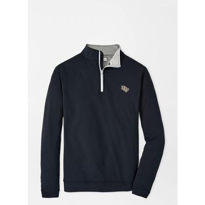 UCF Peter Millar Perth Solid Stretch 1/4 Zip Pullover