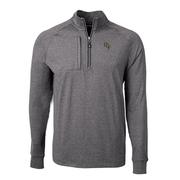  Ucf Baseball Cutter & Buck Men's Adapt Eco Knit Heather 1/4 Zip Pullover