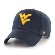  West Virginia 47 Brand Youth Clean Up Adjustable Cap