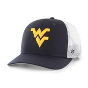  West Virginia 47 Brand Youth Trucker Snapback Cap