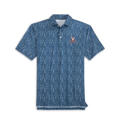 Virginia Southern Tide Driver Finally Friday Printed Polo