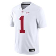  Alabama Nike # 1 Road Game Jersey