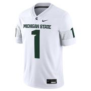  Michigan State Nike # 1 Road Game Jersey