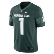  Michigan State Nike # 1 Home Game Jersey