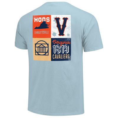 Virginia Image One Vintage Squares Comfort Colors Tee