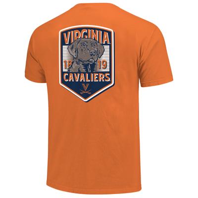 Virginia Image One Dog Shield Lines Comfort Colors Tee