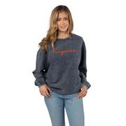  Virginia Chicka- D Heavy Script Corded Sweatshirt