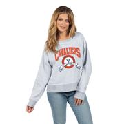  Virginia Chicka- D Cool Down Cropped Pullover Dorm Room Crew