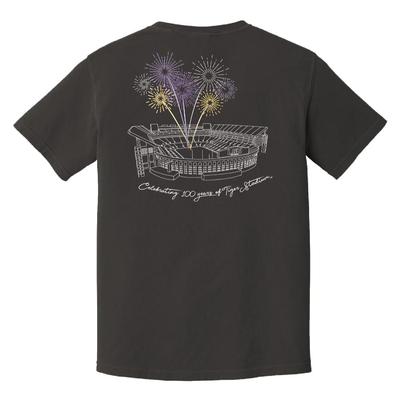 LSU 100 Years Tiger Stadium Comfort Colors Tee