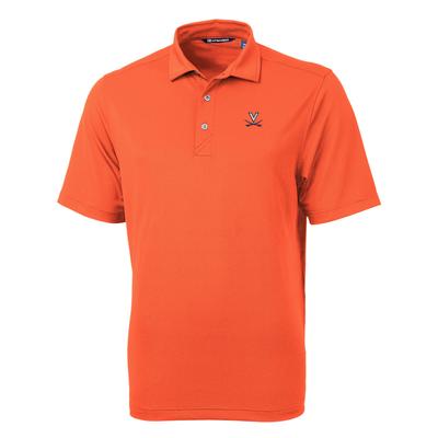 Virginia Cutter and Buck Virtue Eco Pique Polo ORANGE